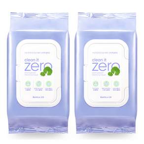 BANILA CO Clean It Zero 積雪草玻尿酸卸妝濕紙巾, 80張, 2包
