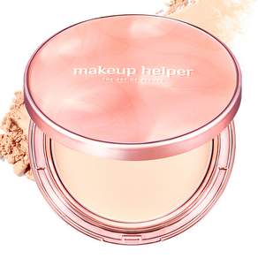 makeup helper Art系列長效持久蜜粉餅 Rose Latte款 25g, 23 Natural Beige, 1個