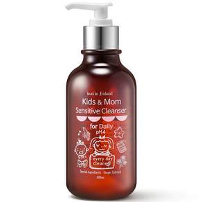 Kori In J Island Kids+Mom 親子舒敏潔面露, 300ml, 1瓶