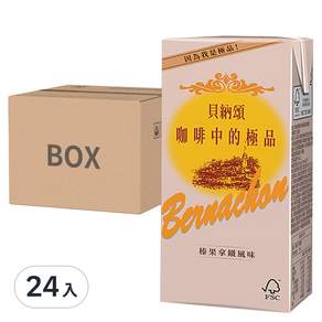 貝納頌 榛果拿鐵, 375ml, 24入