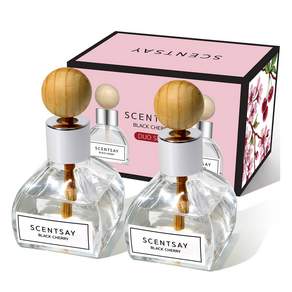 SCENTSAY 汽車擴香瓶 50ml 2入組, 2個, 黑櫻桃