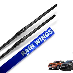 RAIN WINGS 現代全新Tucson TL NX4專用混合雨刷 駕駛座+副駕駛座組, 詳見商品包裝或請洽境外廠商