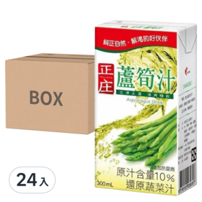 光泉 正庄蘆筍汁, 300ml, 24入