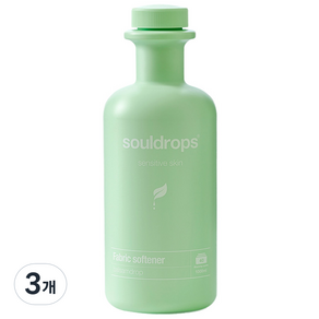 Soul Drop Balsam Drop 織物柔軟劑, 1L, 3個