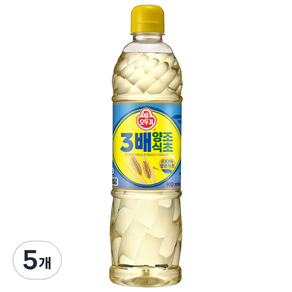 OTTOGI 不倒翁 3倍釀造醋, 5瓶, 900ml