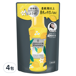 Lenor 蘭諾 衣物芳香豆 柑橘馬鞭草補充包, 365ml, 4包