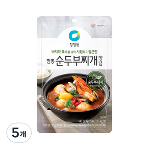 Chung Jung One 清淨園 海鮮嫩豆腐鍋醬料包, 140g, 5個