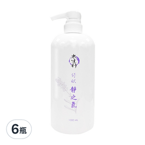 太生利 純淨液態皂 靜之氣, 1000ml, 6瓶