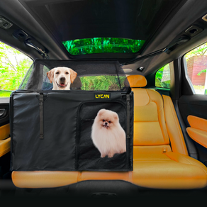 LYCAN 寵物用汽車安全座椅, 黑色, 1個