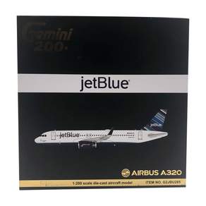 Gemini Jets 1:200 JetBlue A320/w N805JB 飛機壓鑄, 混色