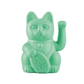 DONKEY PRODUCTS MANEKI NEKO 幸運繽紛招財貓 440g, 薄荷綠, 1個