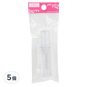 台灣 COSMOS AS 乳液真空瓶 10ml, 透明色, 5個