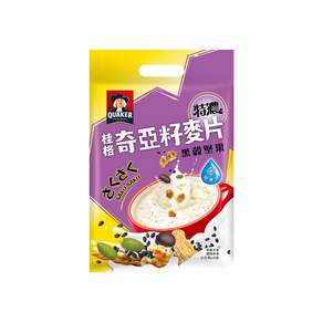 QUAKER 桂格 黑穀堅果奇亞籽麥片 10包, 310g, 1袋