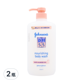 Johnson's 嬌生 嬰兒PH5.5溫和沐浴露 杏仁保濕, 750ml, 2瓶