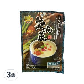 金錢豹 日式茶碗蒸蛋粉 魚板玉米 2入, 40g, 3袋