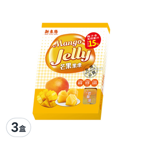 新東陽 果品芒果凍, 500g, 3盒