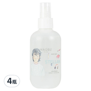 MAUBE 身體香氛噴霧 木香, 200ml, 4瓶