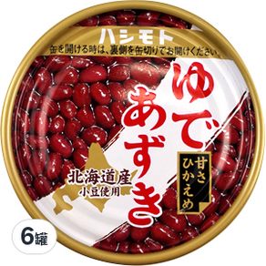 HASHIMOTO 北海道紅豆罐, 6罐