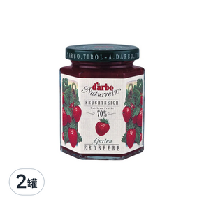d'arbo 徳寶 奧地利70%果肉果醬 草莓, 200g, 2罐