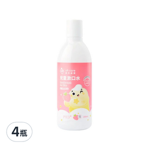 oh care 歐克威爾 兒童漱口水 草莓, 350ml, 4瓶