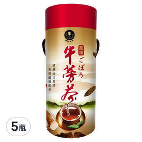 MR.JOHNSON 強森先生 牛蒡茶300g/瓶, 300g, 5瓶