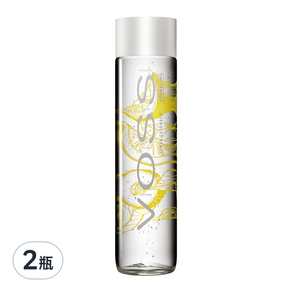 VOSS 芙絲 風味氣泡水 檸檬小黃瓜, 375ml, 2瓶