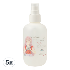 MAUBE 身體香氛噴霧 花香, 200ml, 5瓶