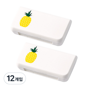 DM Corporation Allup Home Plant Mini Pill Case Pineapple, 12入