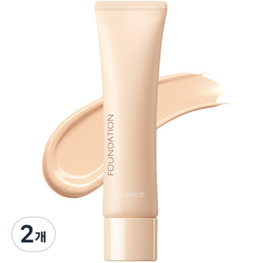 the SAEM 得鮮 Saemmul透氣粉底液 30ml, 01 Light Beige, 2條