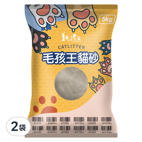 Pet Feed Shop 毛孩王 粗貓砂, 檸檬味, 5kg, 2包