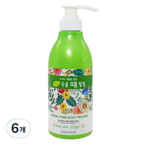 由 6 粒穀物製成的溫和穀物去角質, 500ml, 6個