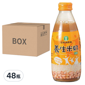 羅東鎮農會 養生米奶, 245ml, 48瓶