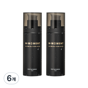 Enmoment 無油男士多合一無色, 120ml, 6個