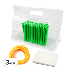 Cell Ribbon Hair Volume Roll Star Self Perm Ceramic Rod No. 9 Set, 單色, 3組