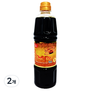 HONGIL 紅蟹醬金醬油, 900ml, 2個