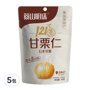 燕山明珠 甘栗仁, 90g, 5包