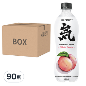 CHI FOREST 元氣森林 白桃風味氣泡水, 480ml, 90瓶