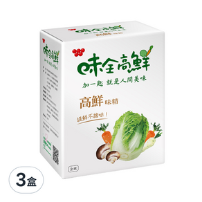 味全 高鮮味精, 500g, 3盒