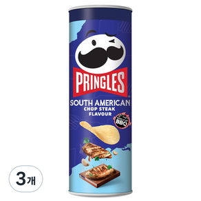 PRINGLES 品客 家樂氏南美洲風味排骨牛排風味, 3個, 100g