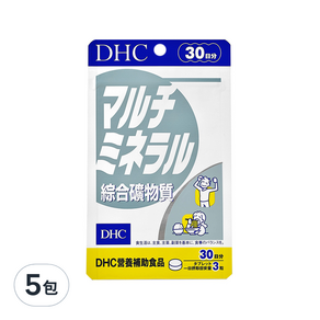 DHC 綜合礦物質 30日份 90粒 台灣公司貨, 44.8g, 5包