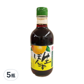 marukin 丸金 生柚醋, 340ml, 5瓶