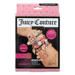 make it real Mini Juicy Couture 粉色和金色 DIY 手鍊, 混色