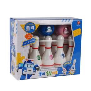 Robocar Poli 保齡球套組大, 混色