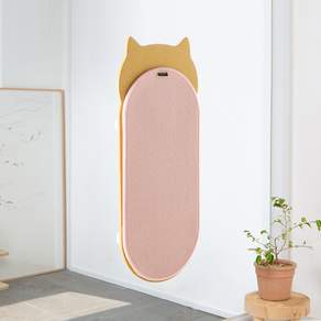 莫內洛貓黃臉壁掛式垂直窗戶抓板玩具 23035C, 粉色, 1個
