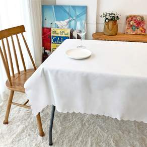 可分割白色桌布 100 x 160 厘米, 白色, 1入