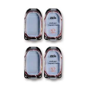 ZZis 磁性釣魚用具收納盒 3格, 2套