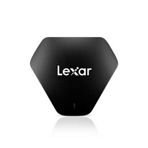 Lexar 雷克沙 MicroSD SD CF 三合一存儲卡 Type-C USB 3.1 讀卡器, LRW500U, 單色