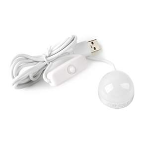 Coms 可切換 USB 燈泡磁鐵燈 34mm BU478, 白色, 1條