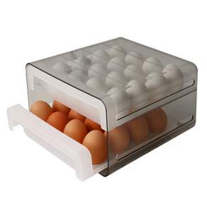 NATURE LIVING 雙層雞蛋收納盒 32格, 混合顏色