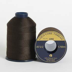 COTTONVILLE Coco Thread 優質縫紉線 45S/2 1700m, C092, 2入